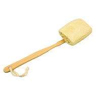 Loofah Back Brush, Wood