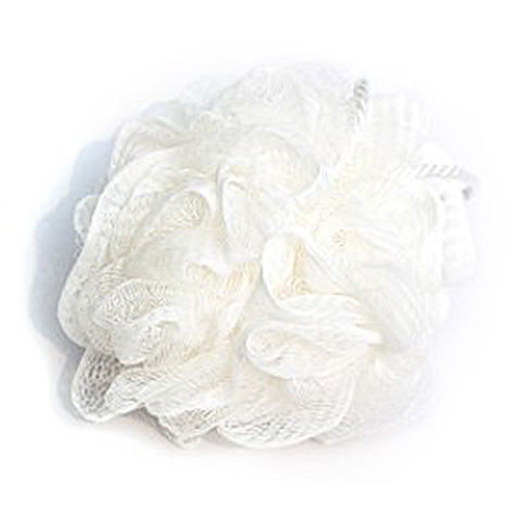 Luxe Mesh Bath Sponge, White