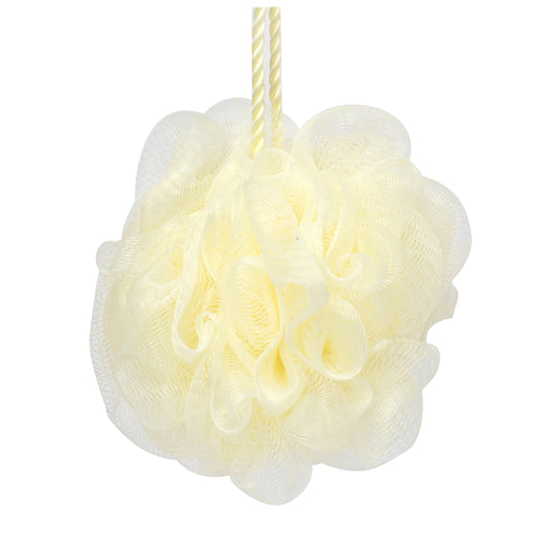 Mesh Bath Sponge, Beige