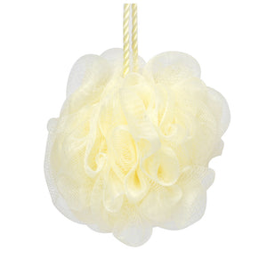 Mesh Bath Sponge, Beige
