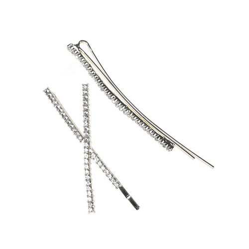 Hair Pins, Diamonds, 2 Pk
