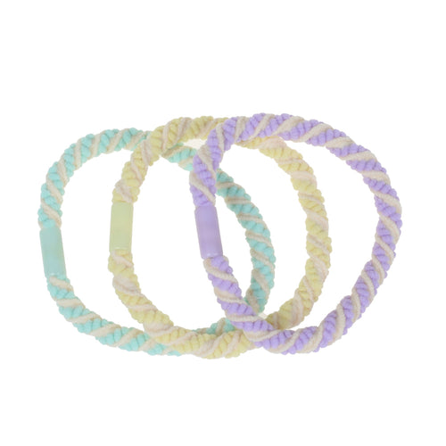Covered Elastics, Pastel Twist, 3 Pk