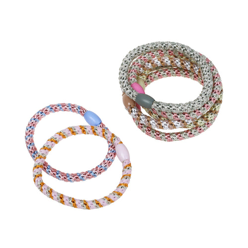 Knitted Elastics, Metallics, 6 Pk