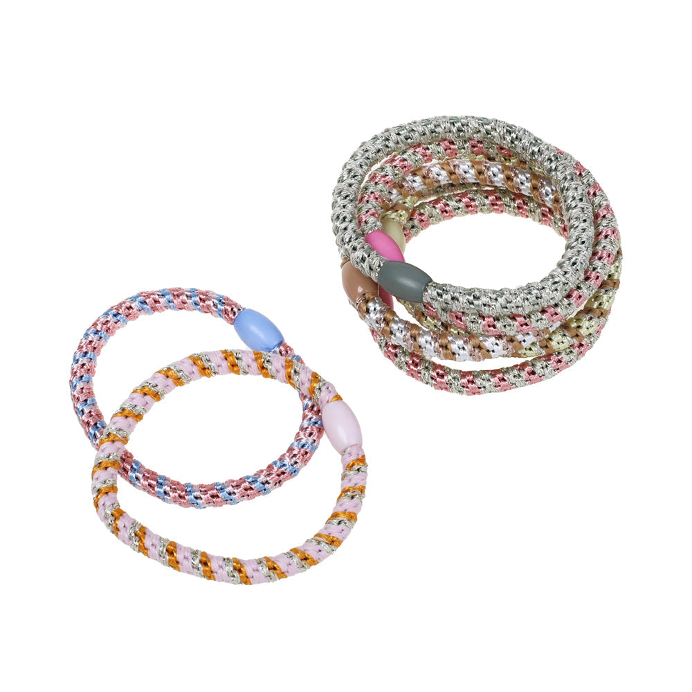 Knitted Elastics, Metallics, 6 Pk