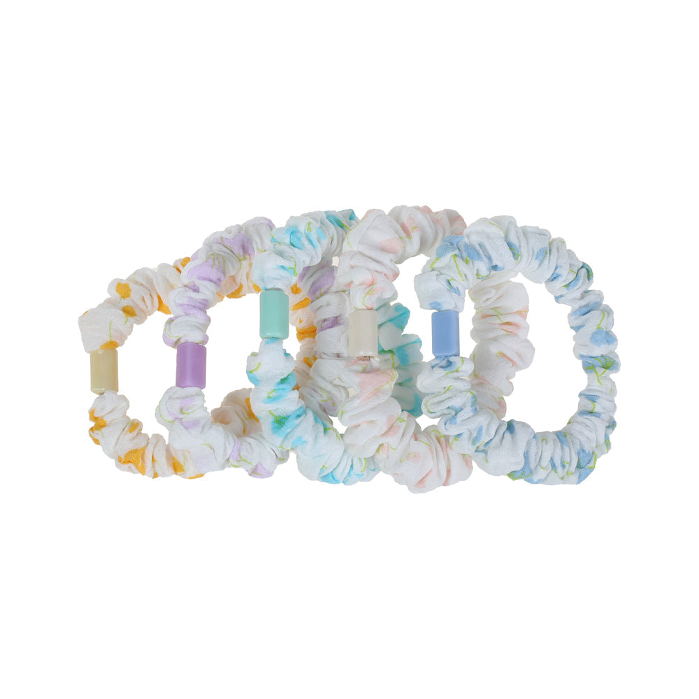 Hair Elastics, Scrunchy style, 5 Pk