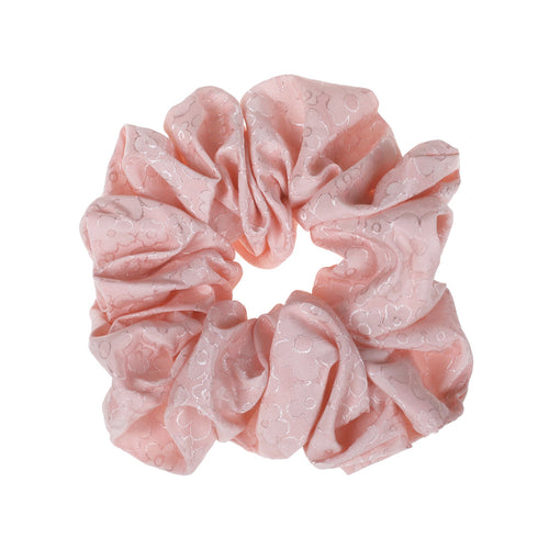Scrunchy, Jumbo, Peach Flowers