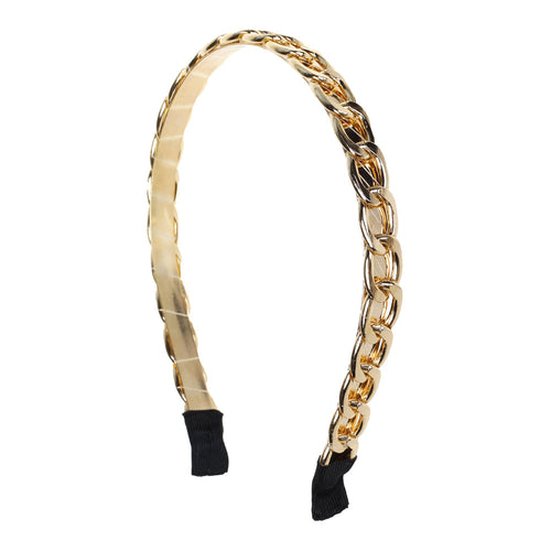Hair Bandeau, Gold, Chain