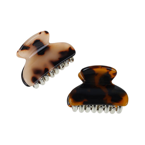 Claw Clip, Small, Tortoiseshell, 2 Pk