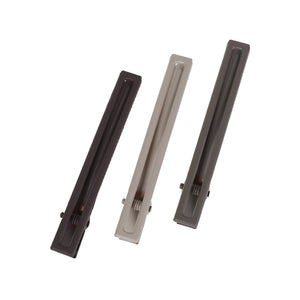 Hair Clip, Brown Shades, 3 Pk