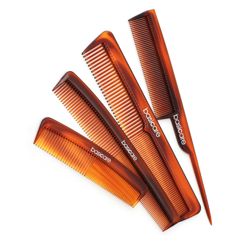 Comb Pack, Brown, 4 Pc