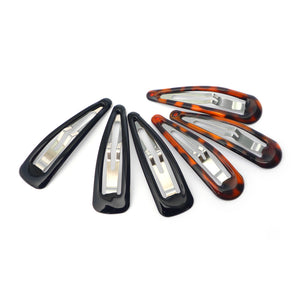 Snap Clip, Brown & Black, 6 Pk