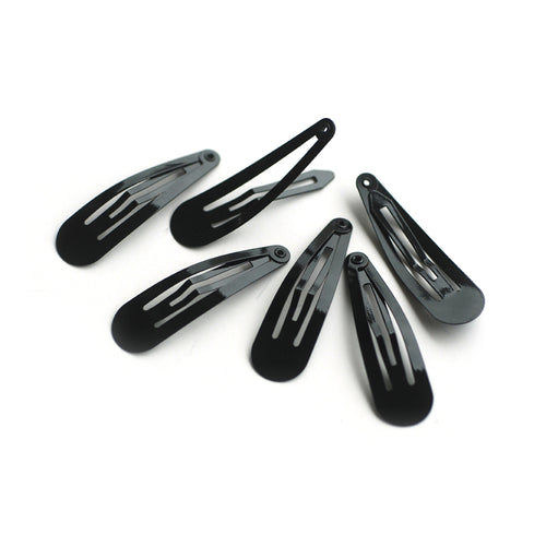 Snap Clip, Black, 6 Pk