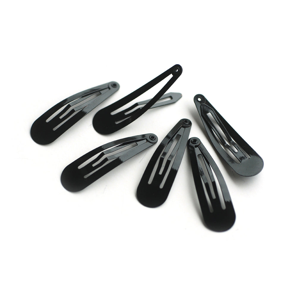 Snap Clip, Black, 6 Pk