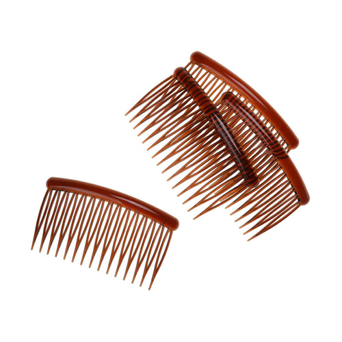 Side Comb, Brown, 4 Pk