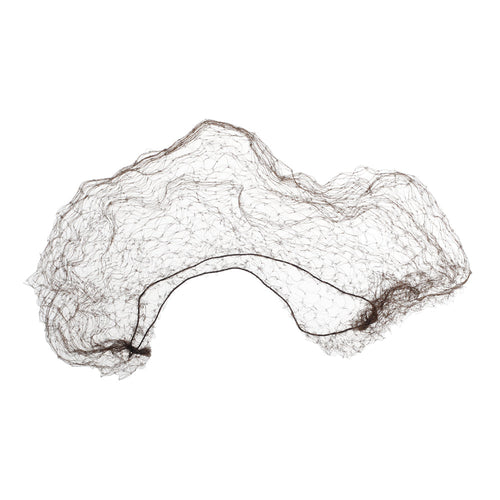Hair Net, Bun Shape, Brown, 3 Pk