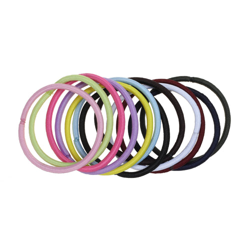 Snag Free Elastics, Assorted Colours (12)