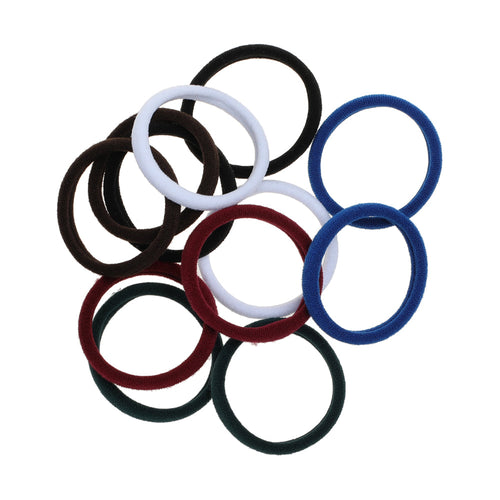 Knitted Ponytailers, Dark / White (24)