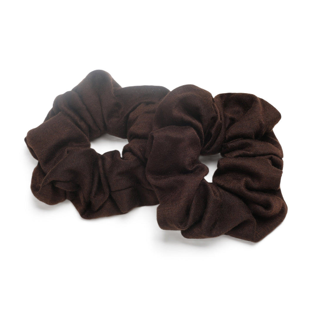 Scrunchy, Brown, 2 Pc