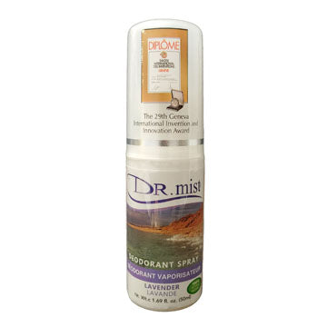 Dr. Mist Body Spray Deodorant, Lavender, 50ml