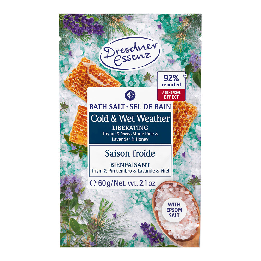 Cold & Wet Weather Bath Salt, 12 sachets per pack
