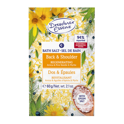 Back and Shoulder Bath Salt, 12 sachets