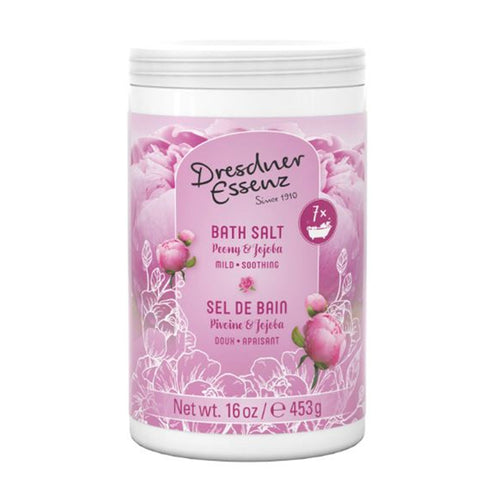 Bath Salt, Peony/Jojoba, Soothing, 453g