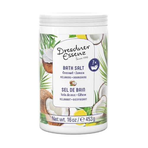 Bath Salt, Coconut/Lemon, Relaxing, 453g