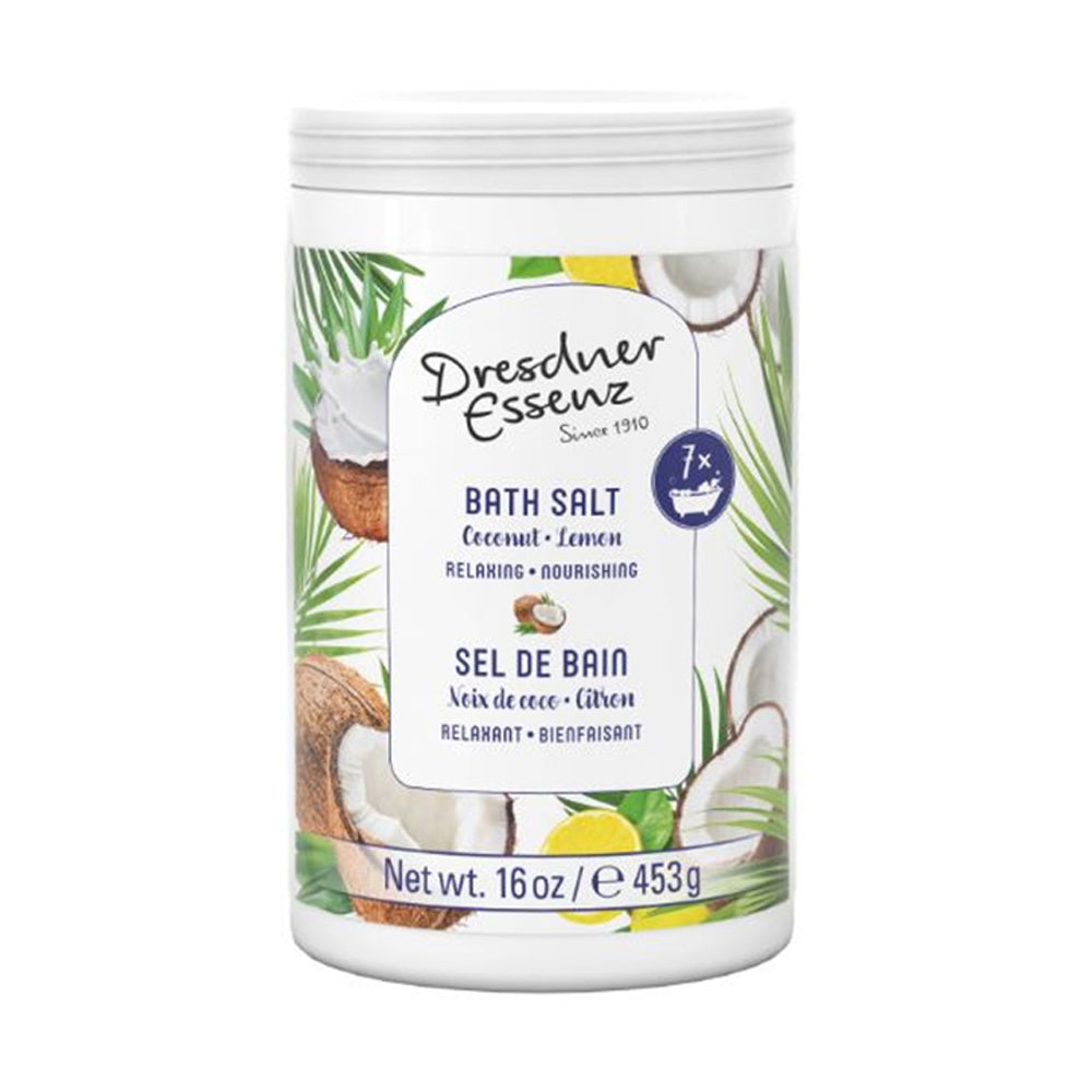 Bath Salt, Coconut/Lemon, Relaxing, 453g