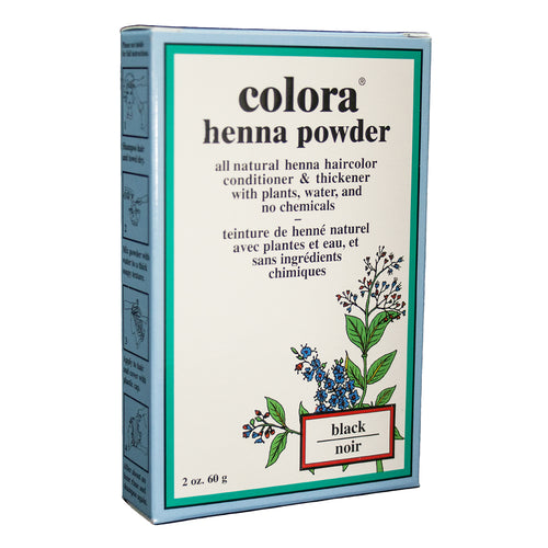 Colora Henna Powder, Black, 60g