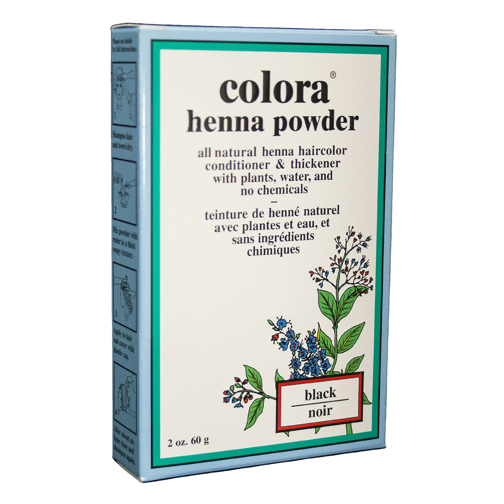 Colora Henna Powder, Black, 60g