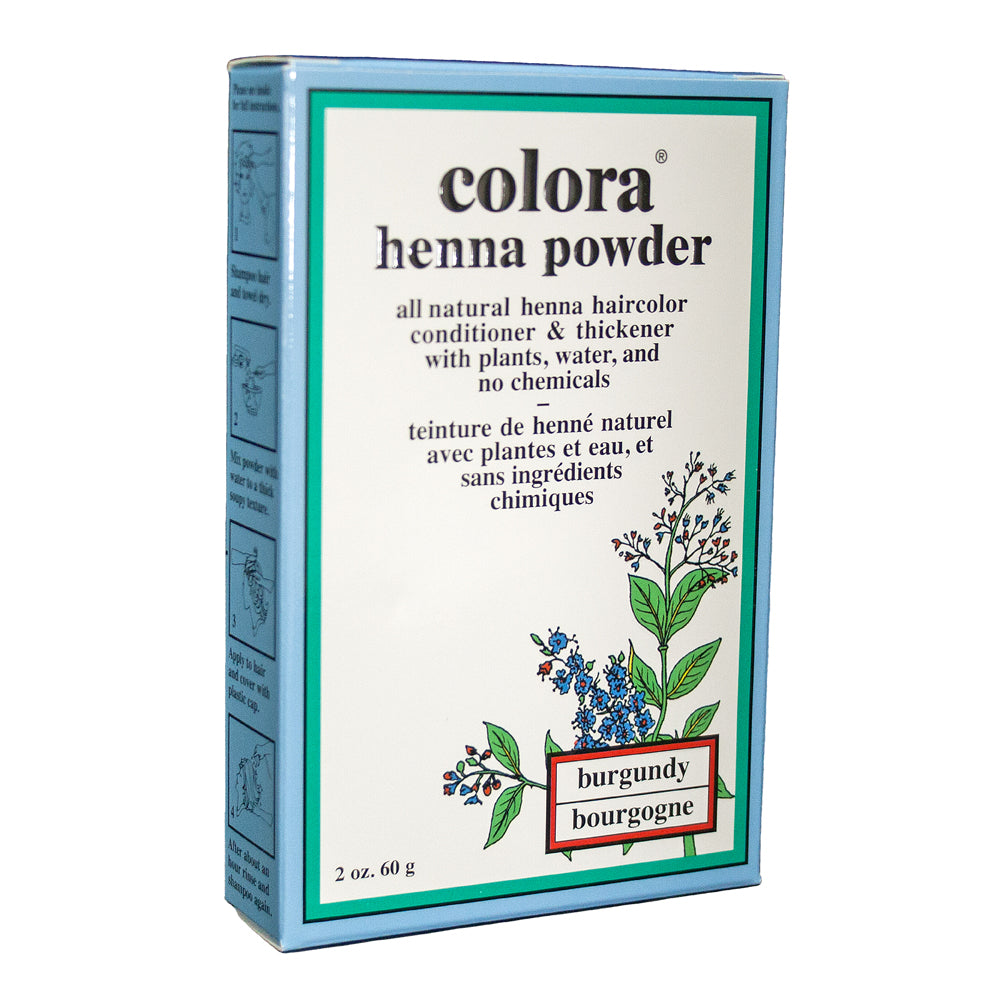 Colora Henna Powder, Burgundy, 60g – Axel Kraft International Ltd.