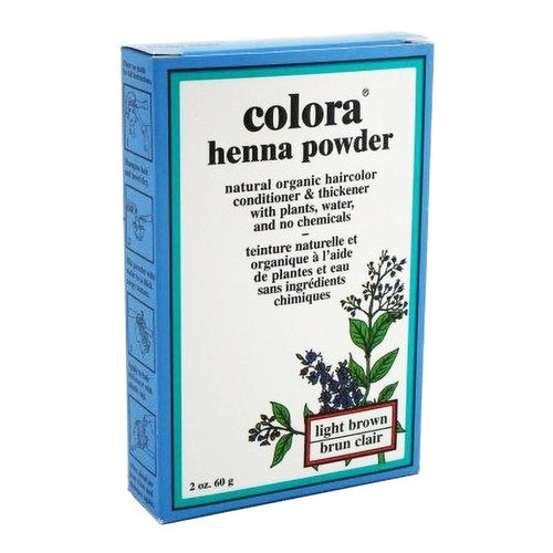 Colora Henna Powder, Light Brown, 60g