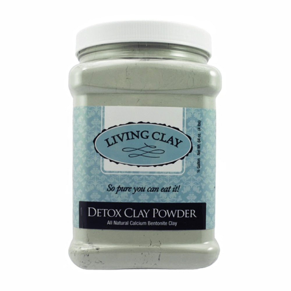 Living Clay Detox Clay Powder, 1/2 gal / 4 lbs