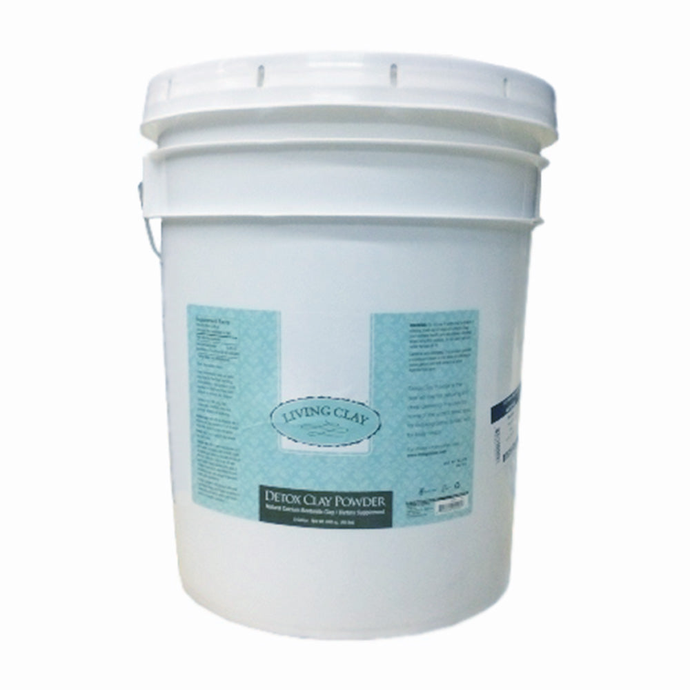 Living Clay Detox Clay Powder, 5 gal / 40 lbs