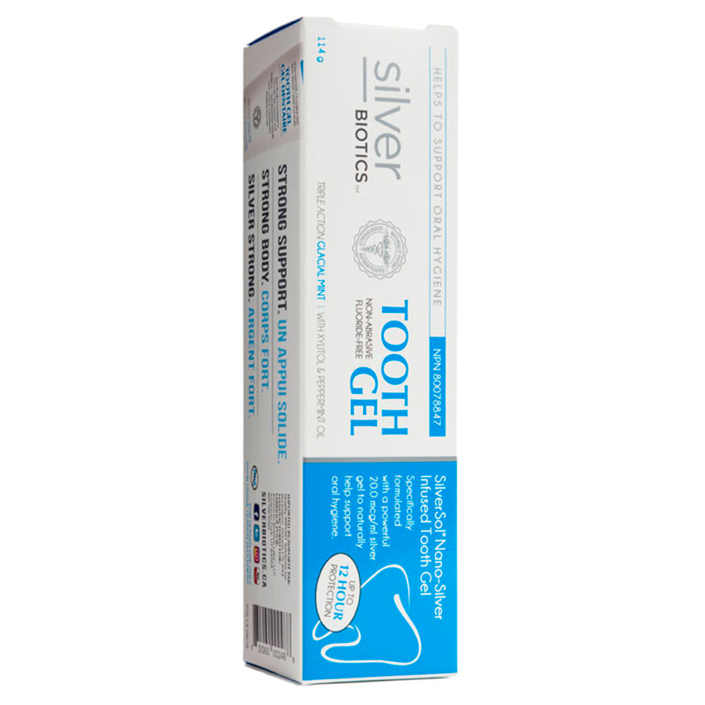 Silver Toothgel, Glacial Mint, 114g