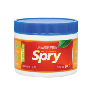 Spry Mints, Cinnamon, Jar of 240 pieces