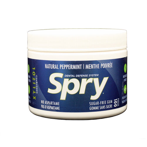 Spry Gum, 100 pc Jar, Peppermint