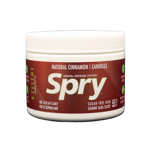 Spry Gum, 100 pc Jar, Cinnamon