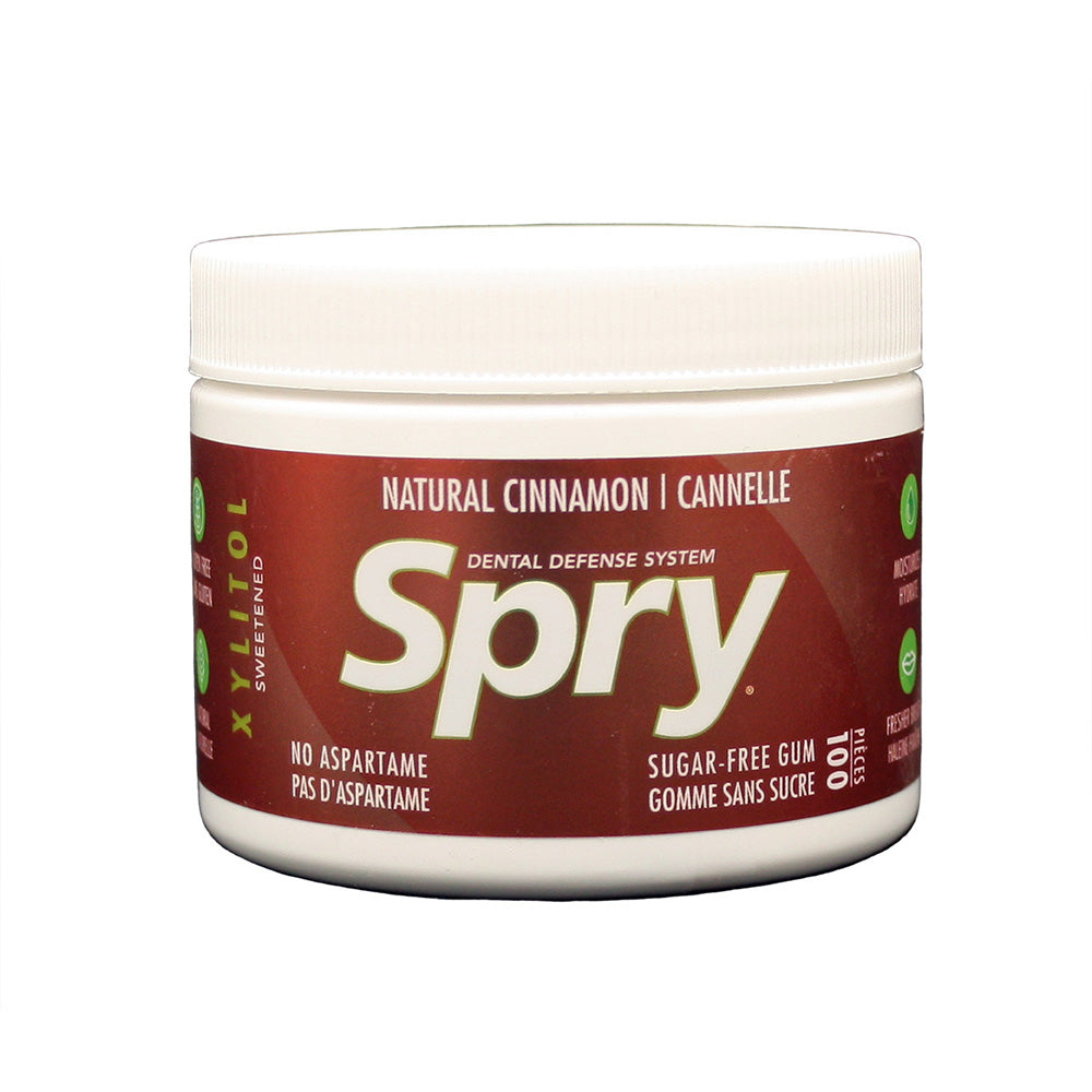 Spry Gum, 100 pc Jar, Cinnamon