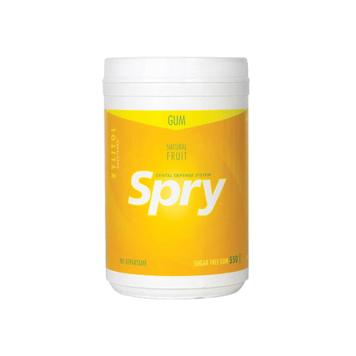Spry Chewing Gum, 550 pc Jar, Fresh Fruit
