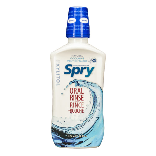 Spry Oral Rinse, Cool Mint, 473ml