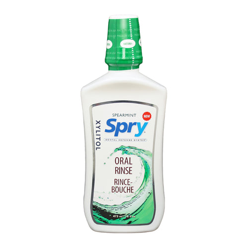 Spry Oral Rinse, Spearmint, 473ml