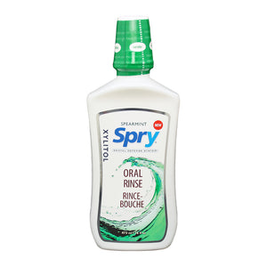 Spry Oral Rinse, Spearmint, 473ml