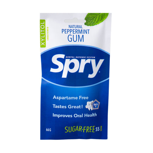 Spry Gum, Peppermint, 55s (12)