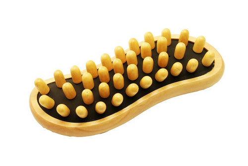 Body Massage Brush, S-shape (Pins Only) (3 Pack)