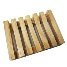 Load image into Gallery viewer, Slatted Wood Soap Dish