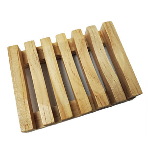 Slatted Wood Soap Dish