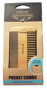 Men's Pocket Comb W/ Pouch