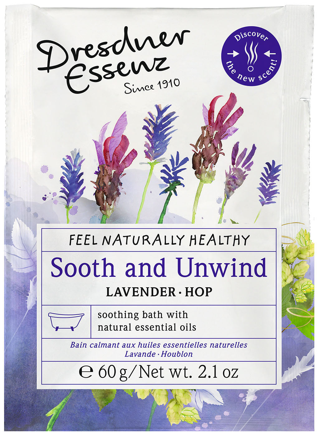 Soothe and Unwind Bath Powder, 12 sachets per pack