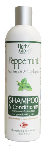 Peppermint Shampoo + Conditioner, 350ml